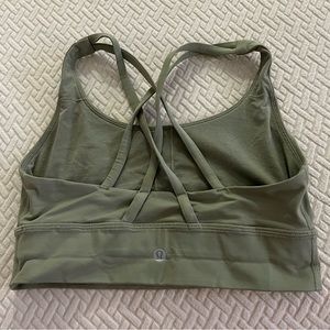 Green lululemon sports bra